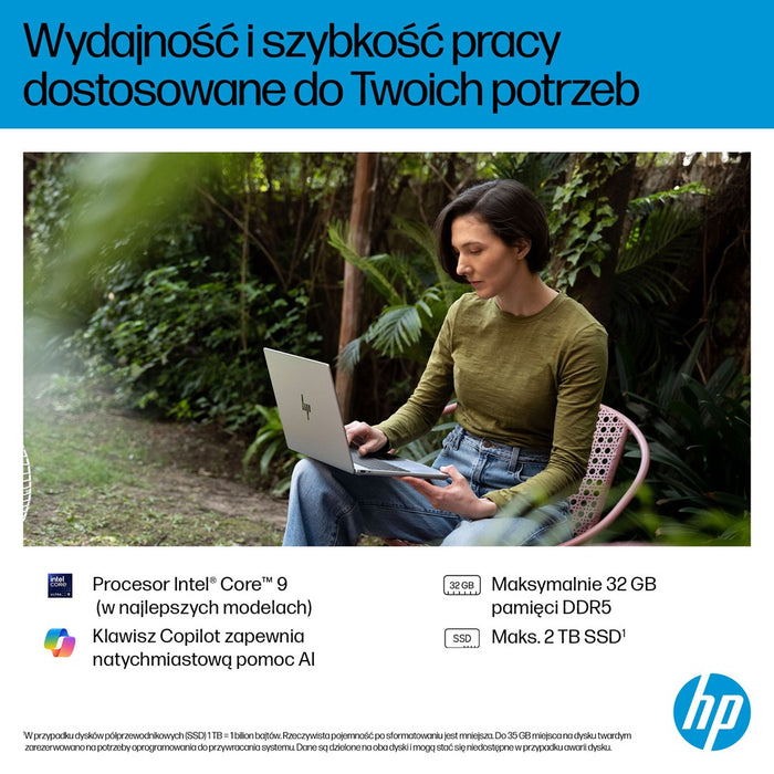 HP OmniBook 7 16-az0222nw, Core 5 210H, 16" 2K, 300 кд/16GB, DDR5 5200 SSD, 512 GB, Intel Graphics 6400, 5 Mpx, IR, 70 Wh, Win11, Glacial Silver, 2 години гаранция
