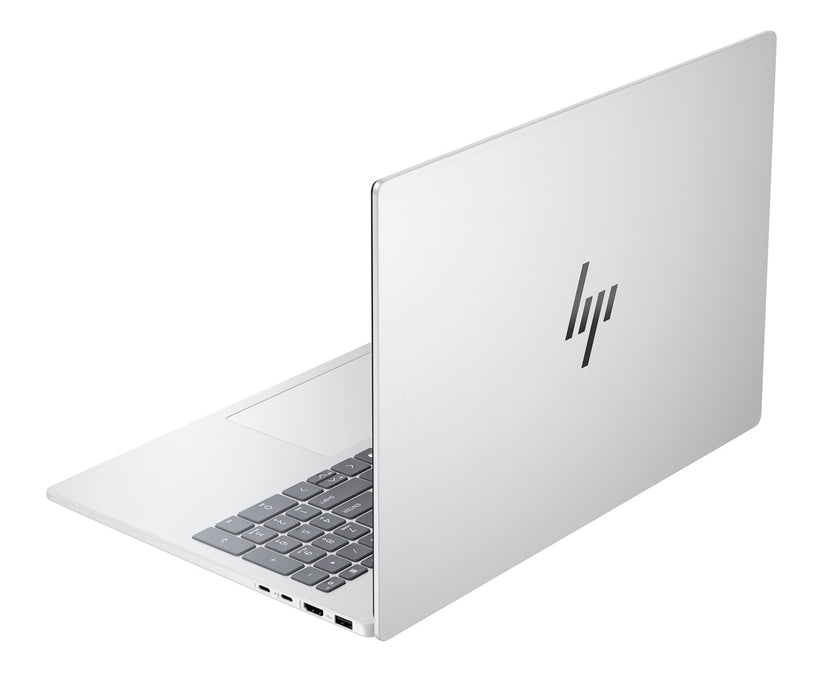 HP OmniBook 7 16-az0222nw, Core 5 210H, 16" 2K, 300 кд/16GB, DDR5 5200 SSD, 512 GB, Intel Graphics 6400, 5 Mpx, IR, 70 Wh, Win11, Glacial Silver, 2 години гаранция