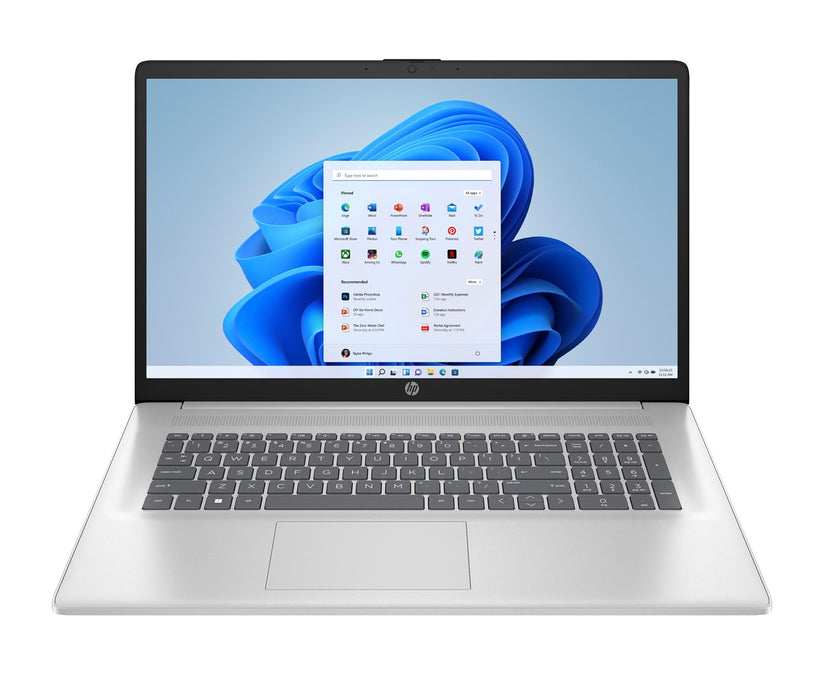 Лаптоп HP 17-cn4007nw с Intel Core 7 150U, 43,9 см (17,3"), Full HD, 16 GB DDR4-SDRAM, 512 GB SSD, Wi-Fi 6 (802.11ax), Windows 11 Home, сребрист