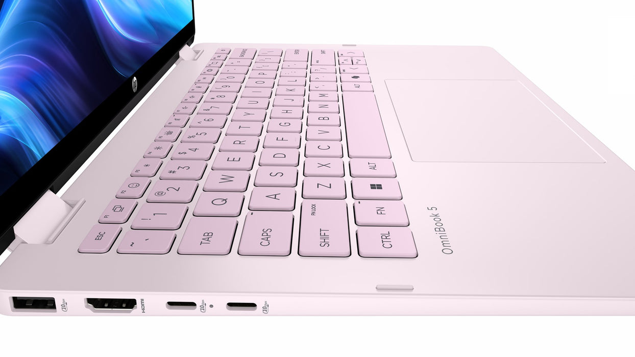 HP OmniBook 5 Flip 14-fp0004nw Core 5 120U 14"2K Touch IPS 300nits 16GB LPDDR5 5200 SSD512 Intel Graphics Cam 1080p 68Wh Win11 Blue Sky 2Y