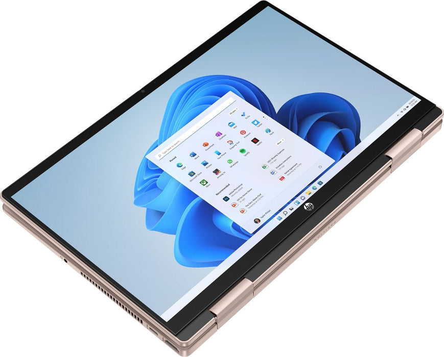 HP Pavilion x360 14-ek2000ny Core i5 120U 14" FHD Touch IPS 60Hz 300 нита 16GB DDR4 512GB SSD 5MP камера 43Wh Win11 Бледо златисто розово 2 години гаранция