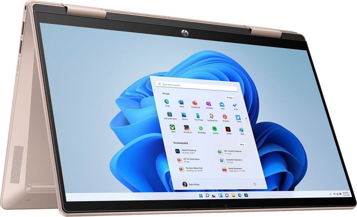 HP Pavilion x360 14-ek2000ny Core i5 120U 14" FHD Touch IPS 60Hz 300 нита 16GB DDR4 512GB SSD 5MP камера 43Wh Win11 Бледо златисто розово 2 години гаранция