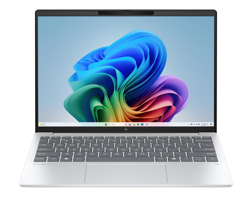 HP OmniBook 7 Aero 13-bg1218nw Ryzen 5 AI 340 13" WQXGA IPS 400nits AG 16GB LPDDR5x-7500 SSD512 Radeon 840M Cam 5Mpx IR 43Wh Win11 Aluminium Ice Silver 2Y
