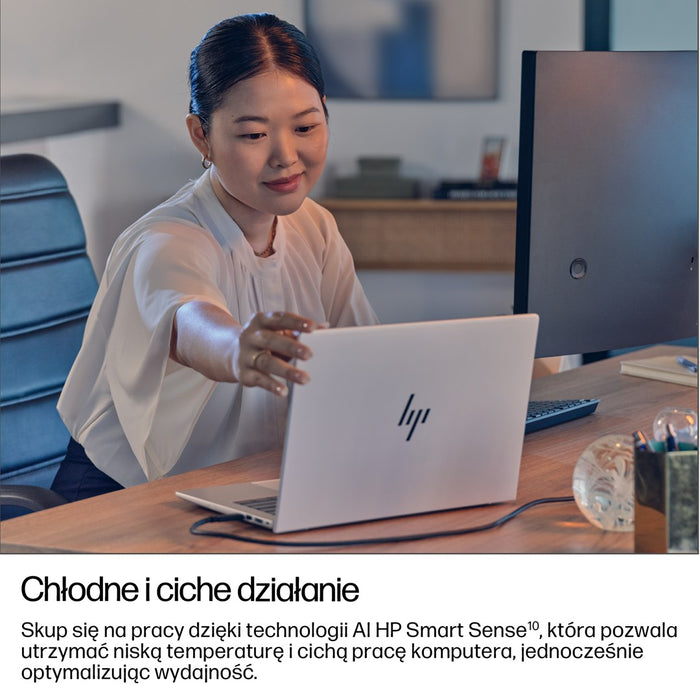 HP EliteBook 8 G1i Ultra 7 255U 14" WUXGA 400nits AG LBL 32GB DDR5 5600 SSD512 Intel Arc Cam 5MP+IR+ISP 62Wh W11Pro Glacier Silver Aluminum 3Y OnSite
