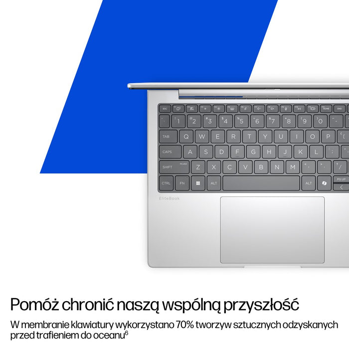 HP EliteBook 8 G1i Ultra 7 255U 14" WUXGA 400nits AG LBL 32GB DDR5 5600 SSD512 Intel Arc Cam 5MP+IR+ISP 62Wh W11Pro Glacier Silver Aluminum 3Y OnSite
