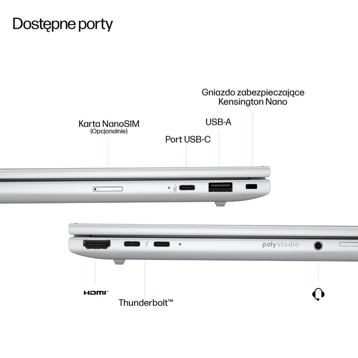 HP EliteBook 8 G1i Ultra 7 258V 14" WUXGA 400nits AG LBL 32GB LPDDR5x-8533 SSD512 Intel Arc Cam 5MP+IR+ISP 62Wh W11Pro Glacier Silver Aluminum 3Y OnSite