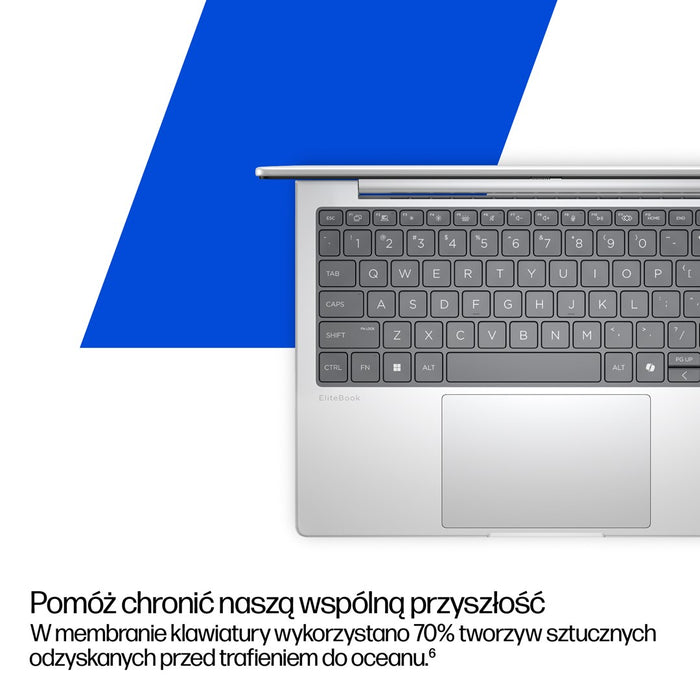 HP EliteBook 8 G1i Ultra 7 258V 14" WUXGA 400nits AG LBL 32GB LPDDR5x-8533 SSD512 Intel Arc Cam 5MP+IR+ISP 62Wh W11Pro Glacier Silver Aluminum 3Y OnSite