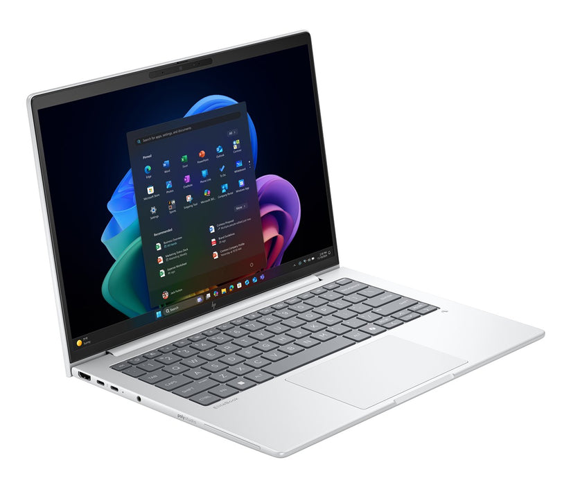 HP EliteBook 8 G1i Ultra 7 258V 14" WUXGA 400nits AG LBL 32GB LPDDR5x-8533 SSD512 Intel Arc Cam 5MP+IR+ISP 62Wh W11Pro Glacier Silver Aluminum 3Y OnSite