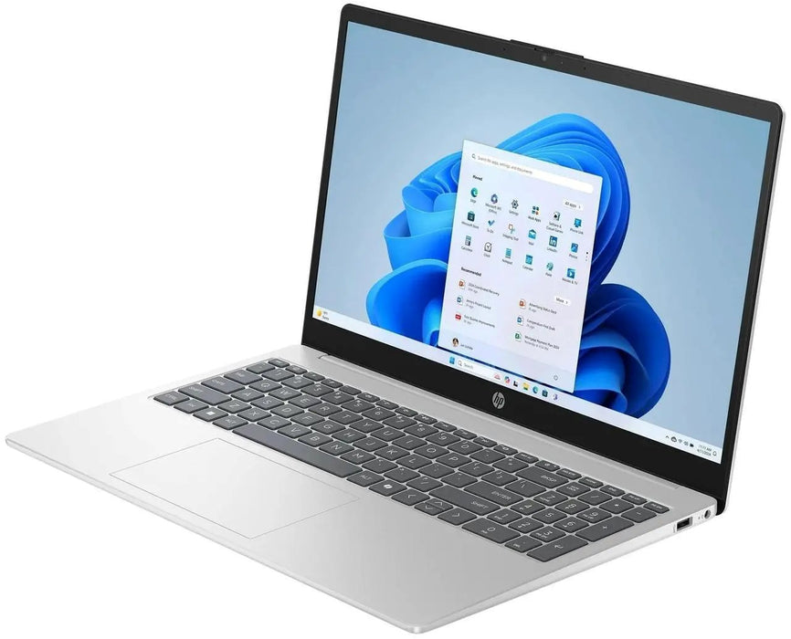 HP 15-fd0154wm i5-1334U 15.6” FHD Touch 12GB SSD 512 Iris Xe Win11 Natural Silver (РЕОПАКОВАН) 2 години Нов Преопакован/Преопакован