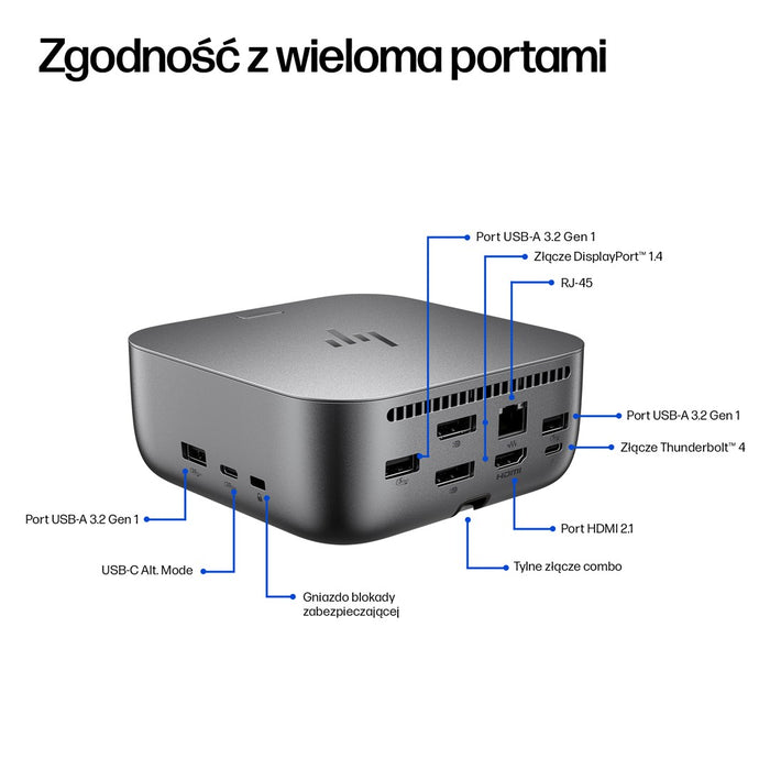 Докинг станция HP Thunderbolt 4 100W G6