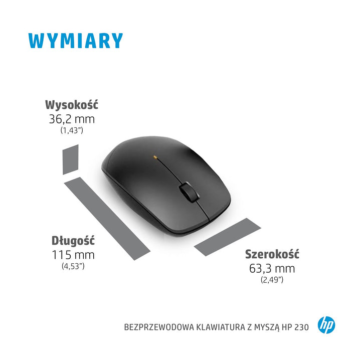 Комбинация от безжична мишка и клавиатура HP 230