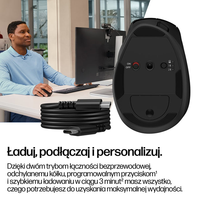 Ергономична мишка HP Tilt 720M