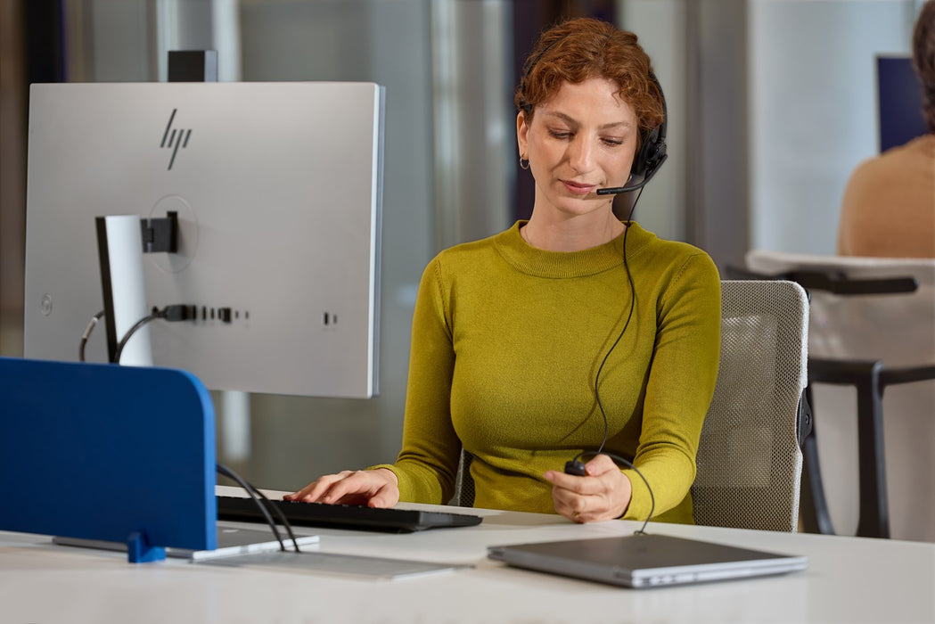 Монофонични USB кабелни слушалки HP Poly Mission 415