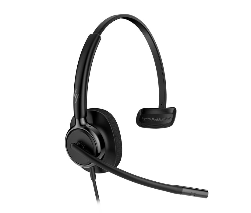 Класически монофонични USB слушалки HP Poly Mission 415 с кабел
