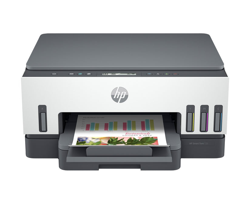 HP Smart Tank 720 All-in-One A4 Цветен двулентов WiFi Печат Сканиране Копиране Мастиленоструен 15/9 стр./мин
