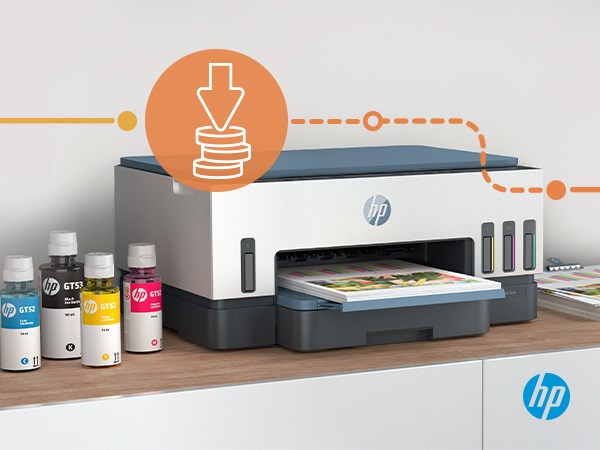 HP Smart Tank 720 All-in-One A4 Цветен двулентов WiFi Печат Сканиране Копиране Мастиленоструен 15/9 стр./мин