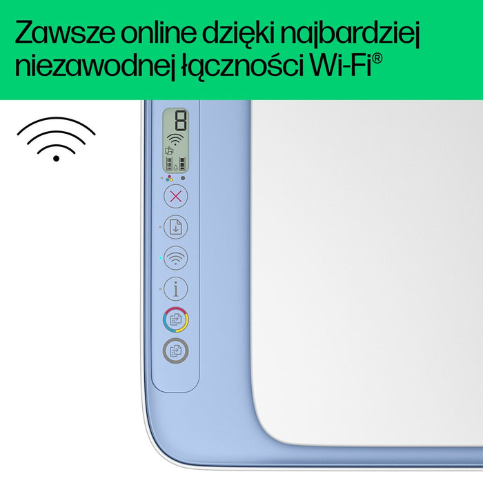 HP DeskJet 2822e All-in-One A4 Цветен Wi-Fi USB 2.0 Печат Копиране Сканиране Мастиленоструйно 5.5/7.5 стр./мин. Незабавна готовност за мастило
