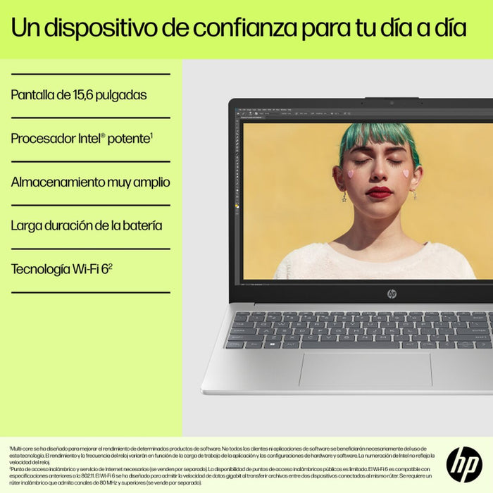 Лаптоп HP 15-fd0035ns 15" 8 GB RAM 256 GB Intel Core i3 N305