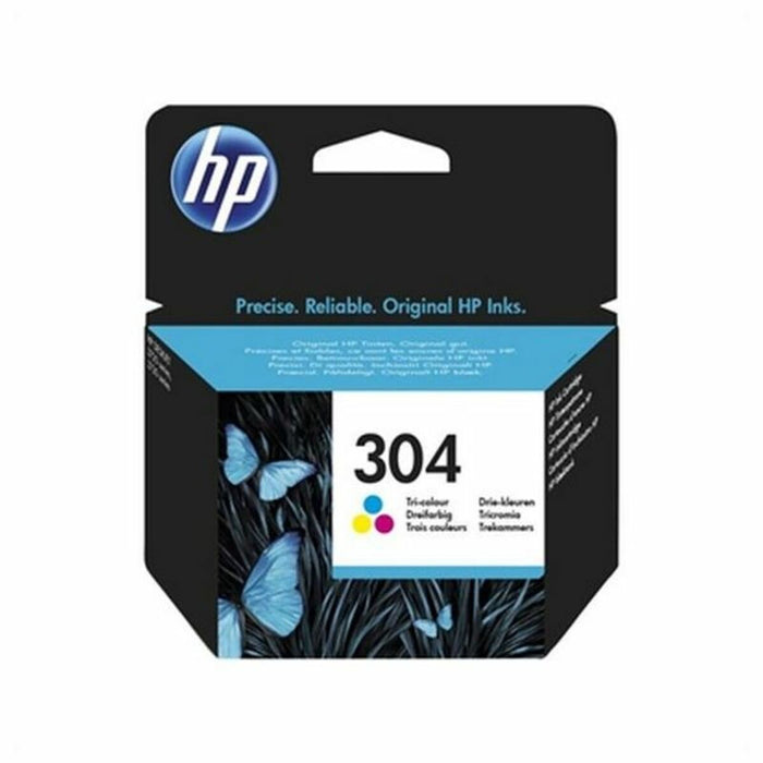 HP 304 оригинална трицветна мастилена касета N9K05AE UUS