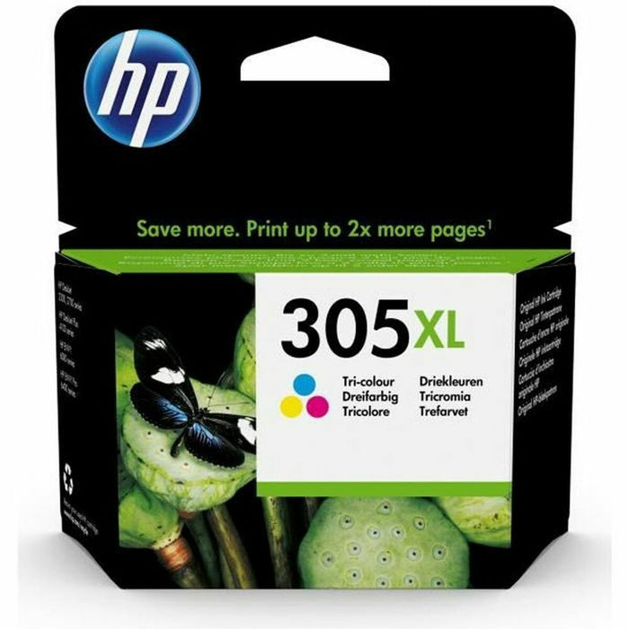 HP 305XL трицветна оригинална мастилена касета с голям капацитет
