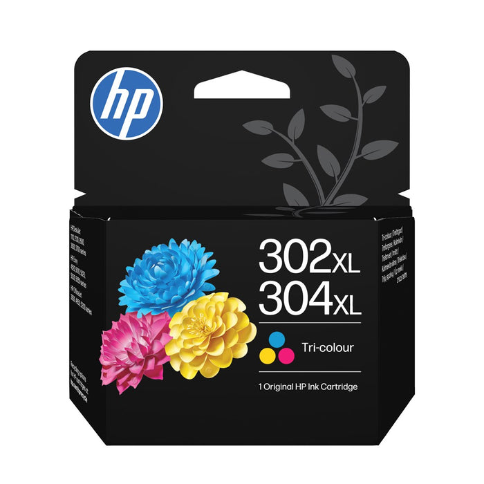 Оригинална трицветна мастилена касета HP 302XL/304XL