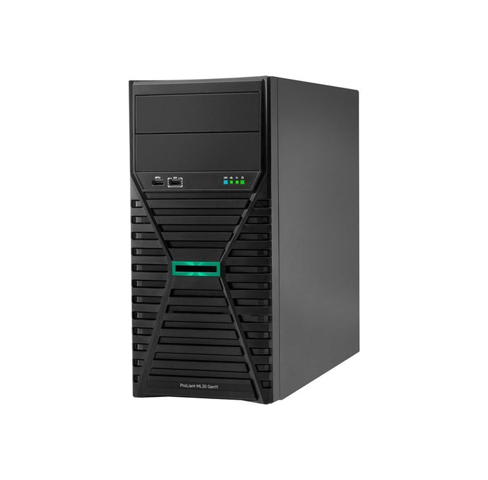 HPE Proliant ML30 G11, Xeon 6325P, 1x32GB-U, 8SFF, 2x480GB SSD, 1x1000W захранване за ЕС сървър