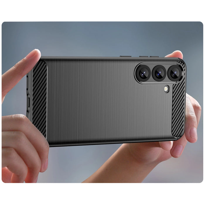 Карбонов калъф за Samsung Galaxy S26 - черен