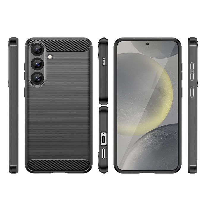 Карбонов калъф за Samsung Galaxy S26 - черен