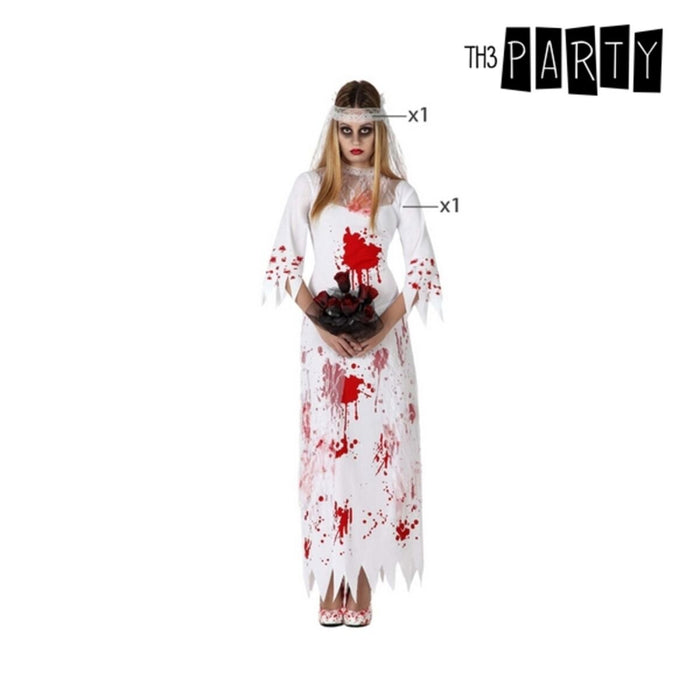 Маскировъчен костюм за възрастни 8422259149286 Бял Убиец (2 Части) (M/L)