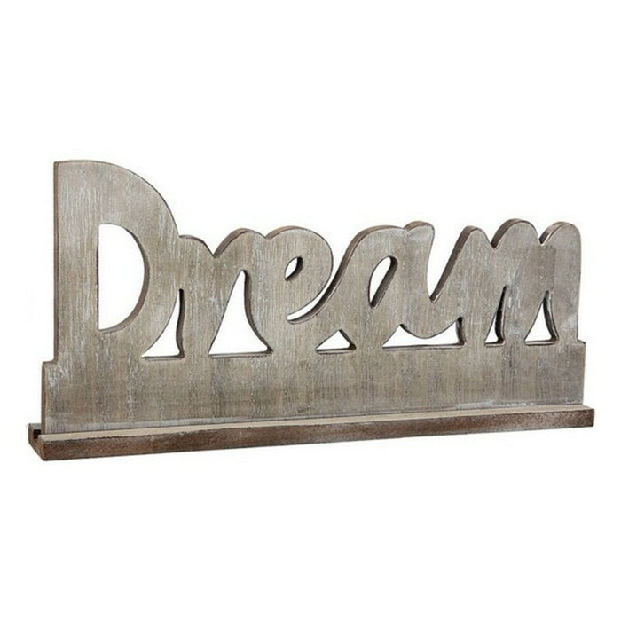 Дървена Табела Dream 110792 Кафяв 40 x 5 x 19 cm