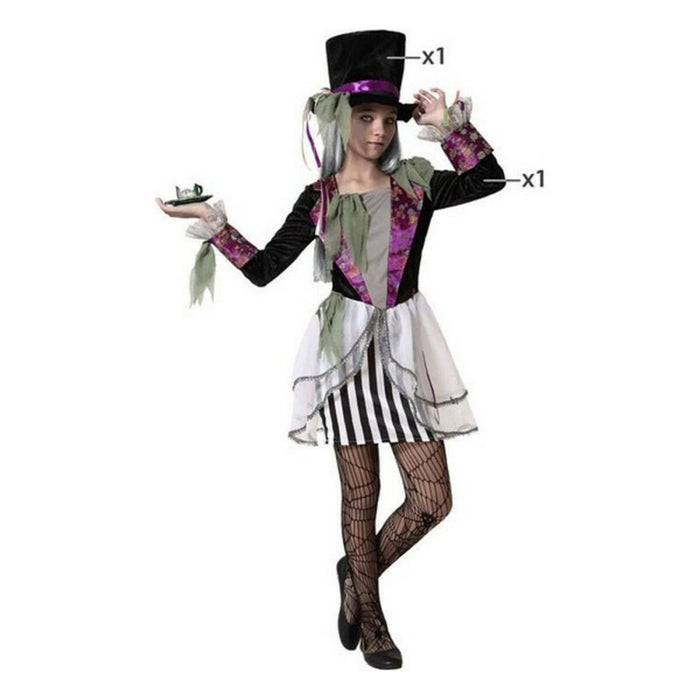 Маскировъчен костюм за деца Жена луд шапкар