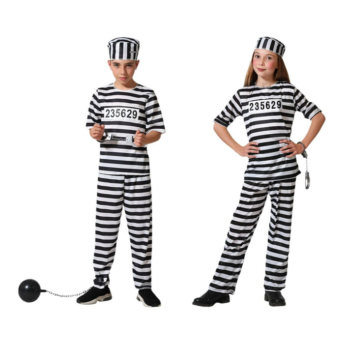 Маскировъчен костюм за деца Многоцветен Затворник