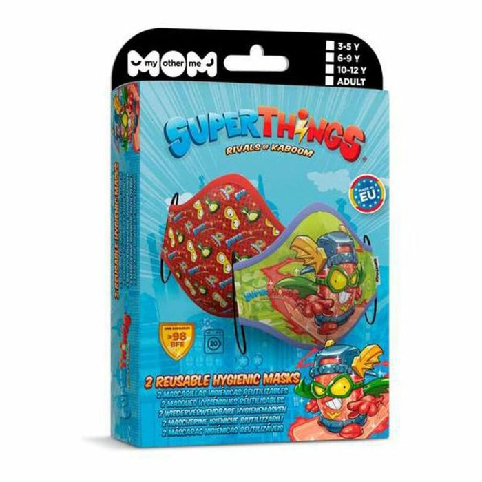 Хигиенна Маска от Плат за Многократна Употреба Super Zings Premium 10-12 години