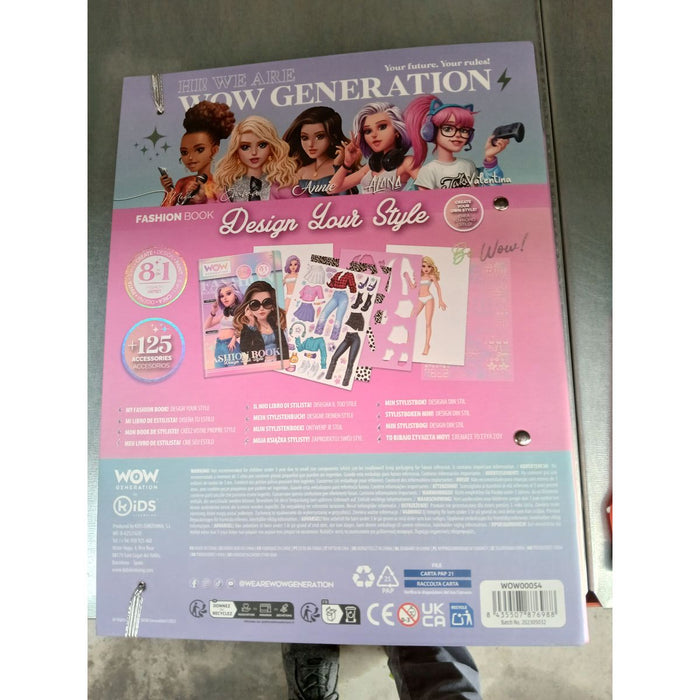Картини за Оцветяване Fashion Wow Generation