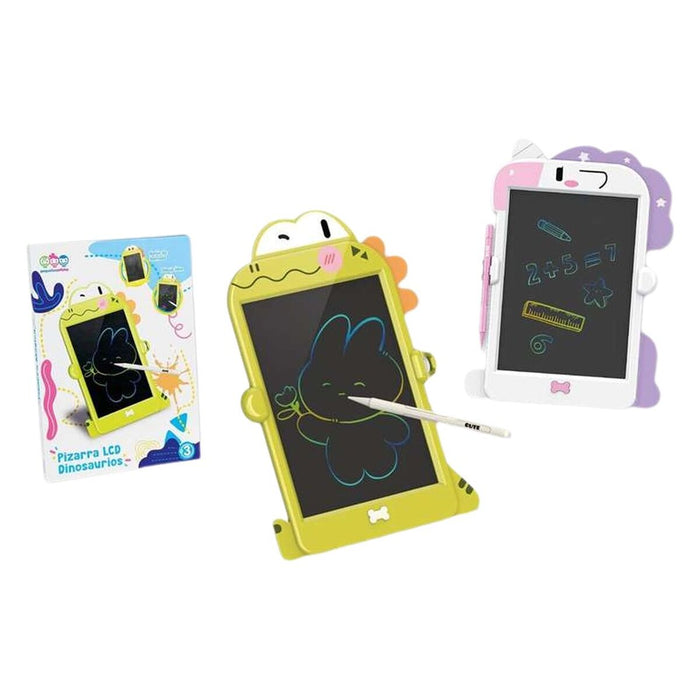 Таблет за Рисуване и Писане LCD Бял Зелен 32 x 23 cm