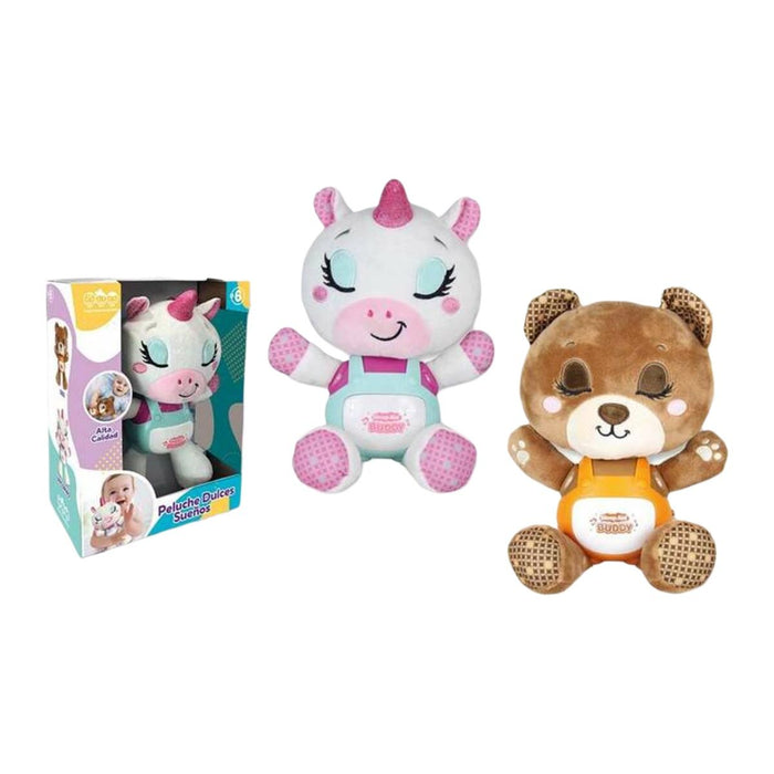 Музикална Плюшена Играчка Бял Кафяв 25 cm хартия