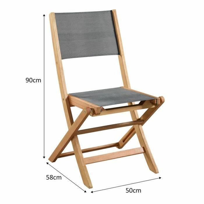 Aiatool Acacia Сив 50 x 57 x 90 cm (4 Части)