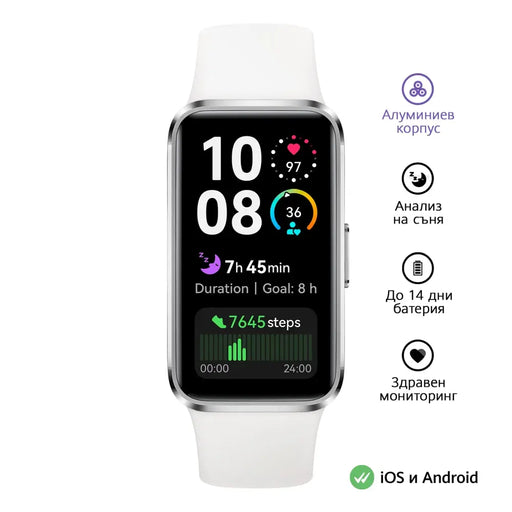 Huawei Band 10 Nora-B29F бял