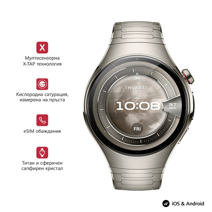 Huawei Watch 5, Rates-L29M, Space Siliver