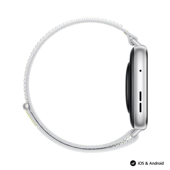 Huawei Watch Fit 5 Niki-B19W Silver + Huawei Freebuds SE 4 ANC, бял