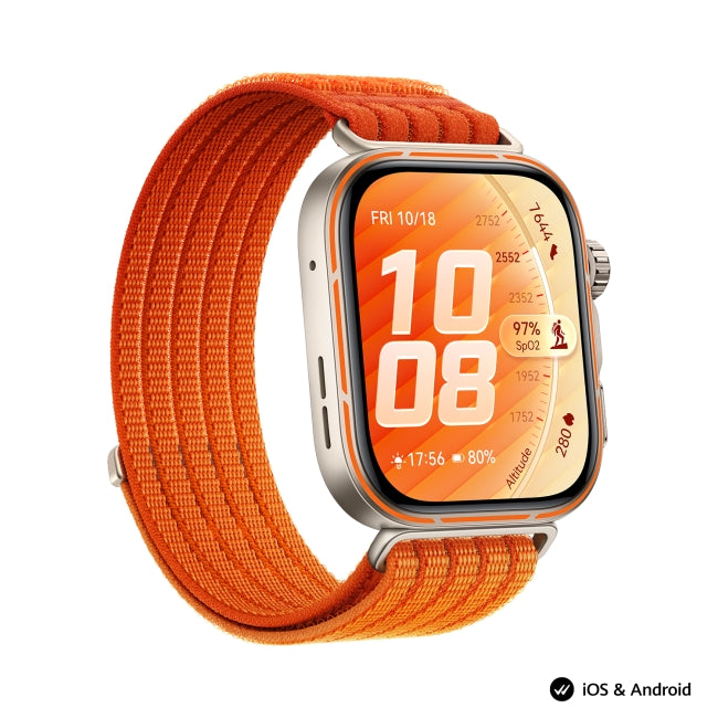 Huawei Watch Fit 5 Pro Niki-B29W оранжев + Huawei Freebuds SE 4 ANC, бял