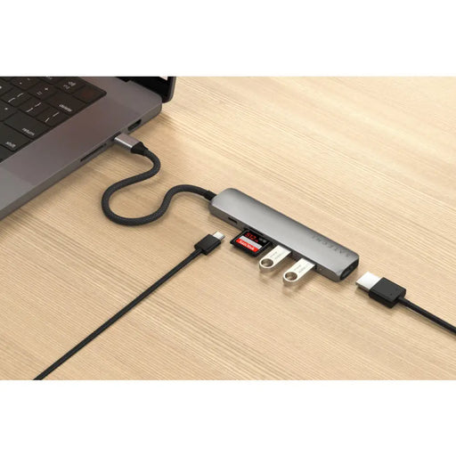HUB USB Satechi 6-in-1 USB-C Slim Multiport Adapter ST-P6SM