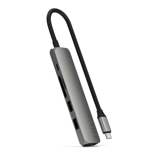 HUB USB Satechi 6-in-1 USB-C Slim Multiport Adapter ST-P6SM