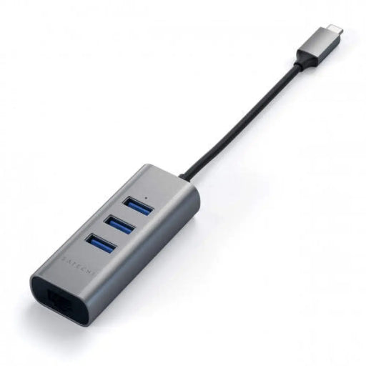 HUB USB Satechi Aluminium Type-C Hub (3x USB 3.0 Ethernet)
