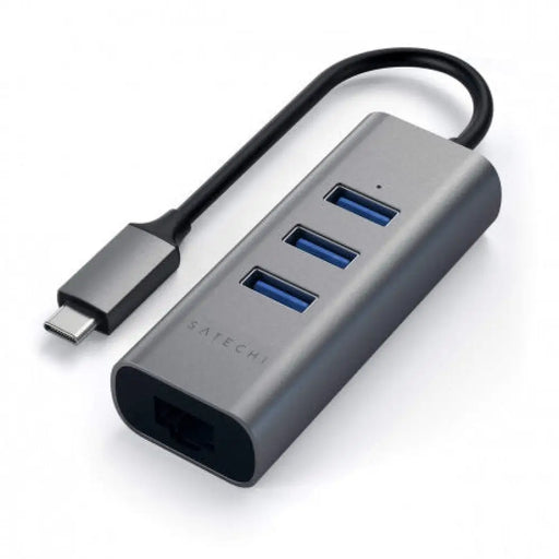 HUB USB Satechi Aluminium Type-C Hub (3x USB 3.0 Ethernet)