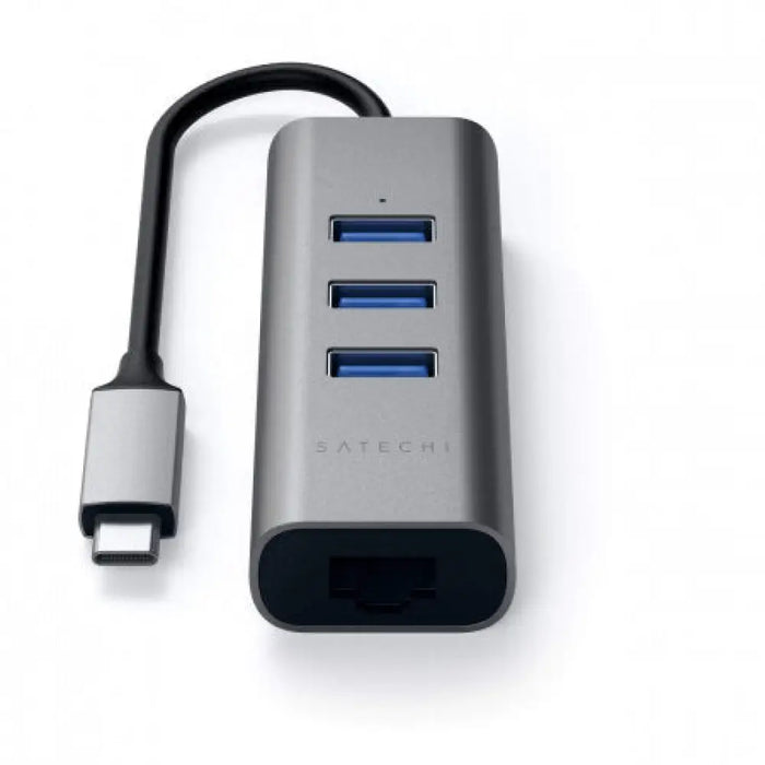 HUB USB Satechi Aluminium Type-C Hub (3x USB 3.0 Ethernet)