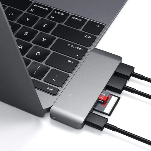 HUB USB Satechi Aluminium Type-C (3x USB 3.0,MicroSD)