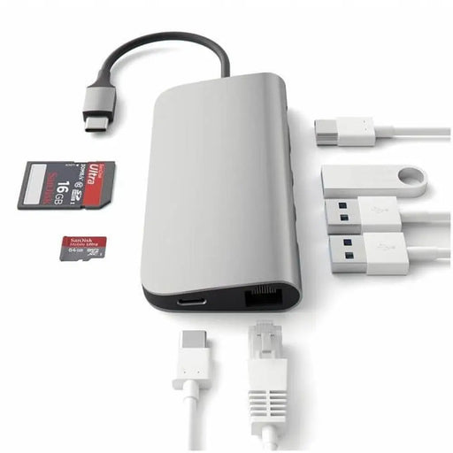 HUB USB Satechi Type-C (HDMI 4K 3xUSB 3.0 Ethernet) ST-TCMAM