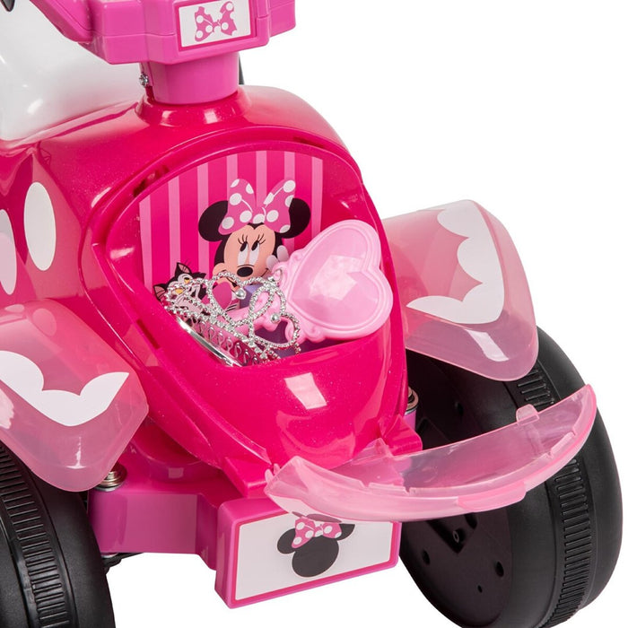Детска електрическа количка за яздене Quad Mouse Minnie Huffy 19073W