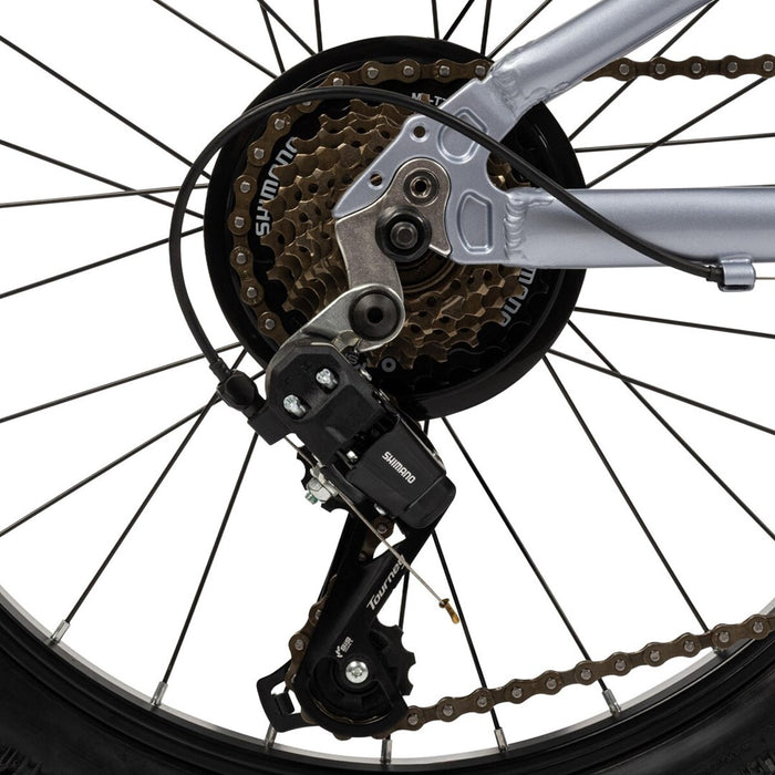Велосипед Huffy Literide Alu 20”, сребрист и тюркоаз (23005W)
